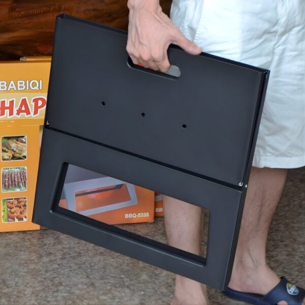 Barbecue Pliable Portable au Charbon de Bois 3528