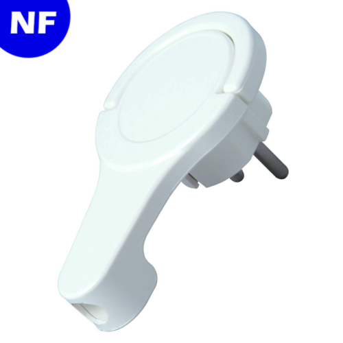Fiche Mâle Extraplate 2P+T 16A Blanc GM – Zenitech