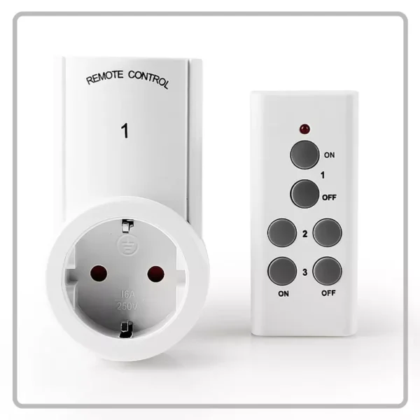 Prise électrique avec télécommande 10A 2300W BEETRO | LA339