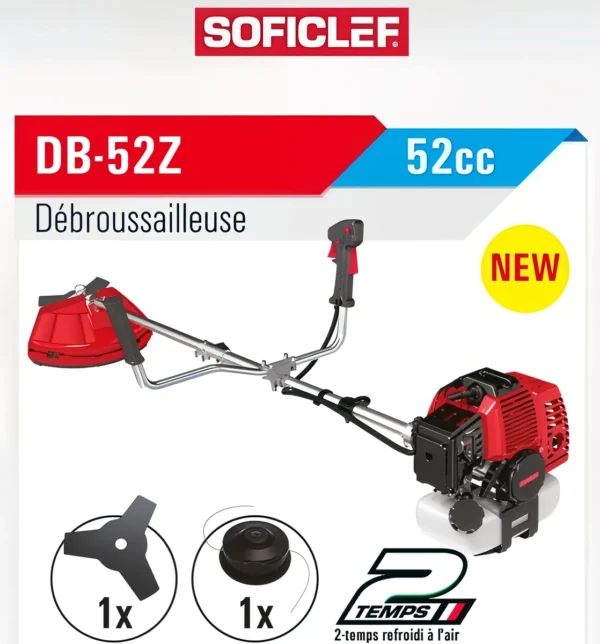 Débroussailleuse Soficlef 52cc