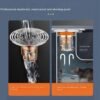 CLAPET SIPHON PLASTIQUE ANTI ODEUR GOLD