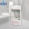 ETAGER COIN PLASTIQUE AVEC TIROIR GRIS