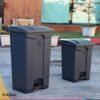 Poubelle à Pédale POLYBOX par Ferdi Plast - Robustesse & Hygiène Maîtrisée