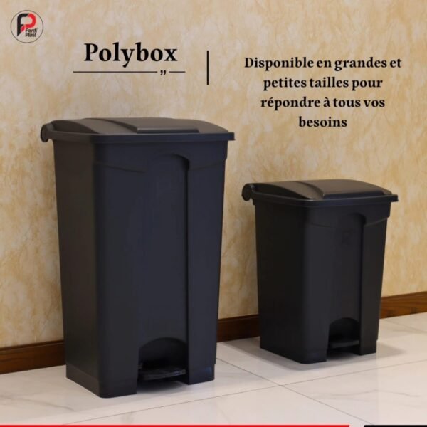 Poubelle à Pédale POLYBOX par Ferdi Plast - Robustesse & Hygiène Maîtrisée