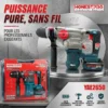 Marteau Perforateur Brushless à Batterie 4Ah 21V HONESTPRO YAE2650