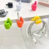 Attaches câbles adhésifs en silicone 10 PCS (DEBZA)