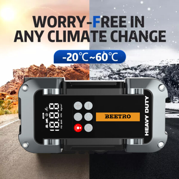 Compresseur De Voiture Avec Booster Batterie 26000Mah BEETRO