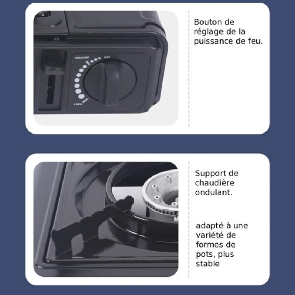 Réchaud à gaz portable 2800W