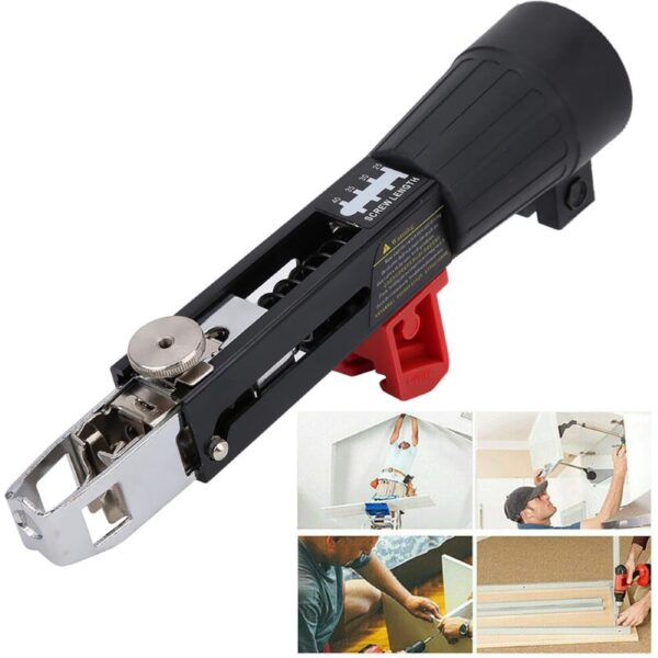 Adaptateur visseuse-plaquiste automatique avec 50 clous inclus