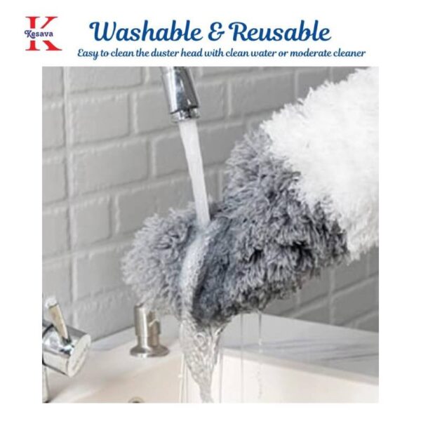 Plumeau Poussière Extensible Télescopique Microfibre 2.5m