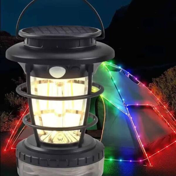 Lanternes solaires avec guirlande lumineuse 10 METRES