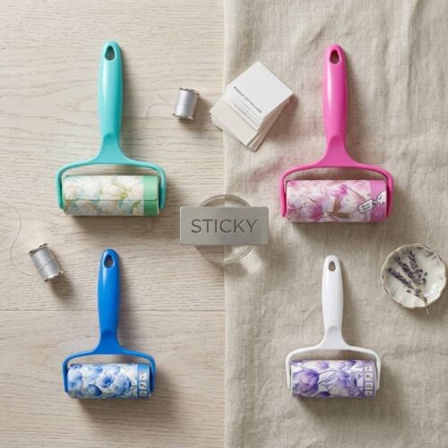 Rouleau anti peluches réutilisable décoré STICKY