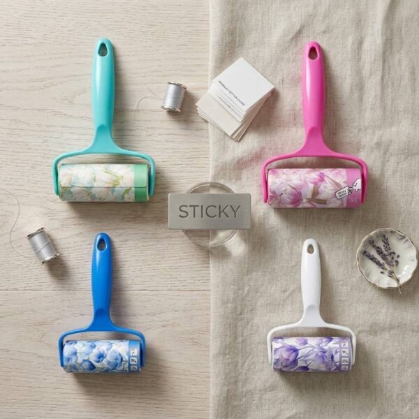 Rouleau anti peluches réutilisable décoré STICKY