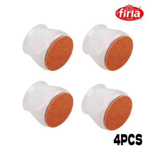 Capuchons de Protection Chaises en Silicone FIRLA 4PCS