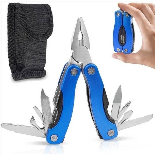 Pince swiss multifonction 14en1 Bleu