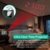 Horloge Numérique avec Projecteur LED