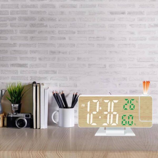 Horloge Numérique avec Projecteur LED