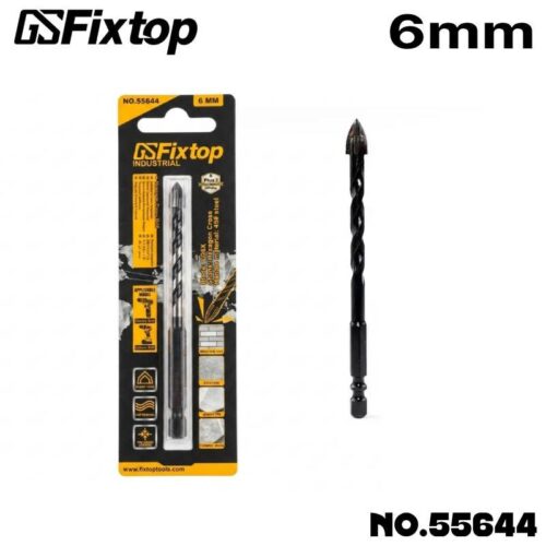 Mèche pour verre et céramique 6mm 55644 FIXTOP
