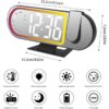 Horloge de Projection LED Moderne Multicouleur DS-3827LP