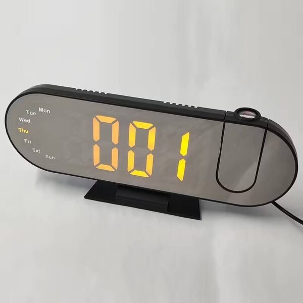 Horloge de Projection LED Moderne Multicouleur DS-3827LP