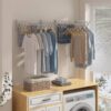 Sèche Linge Accordéon Télescopique en Aluminium