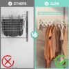 Sèche Linge Accordéon Télescopique en Aluminium