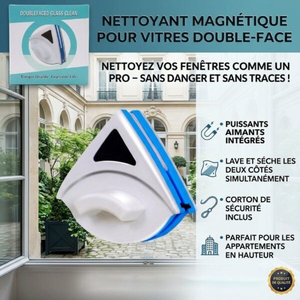 Raclette Vitre Double Vitrage Magnétique FIRLA