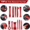 Kit d’Outils de Retrait Automatique des Garnitures Panneau de Voiture 19PCS 308-11