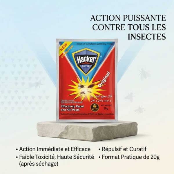 Insecticide Poudre HACKER 20g