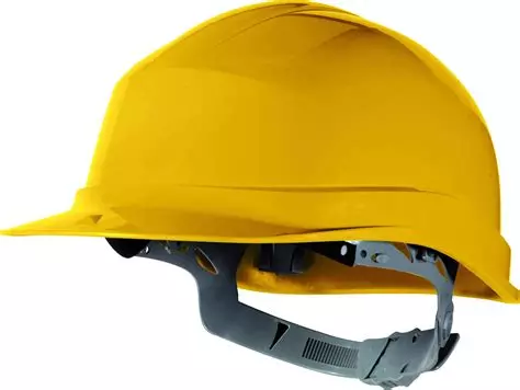 Casque De Securite pour chantier Anti-ecrasement reglable rouge