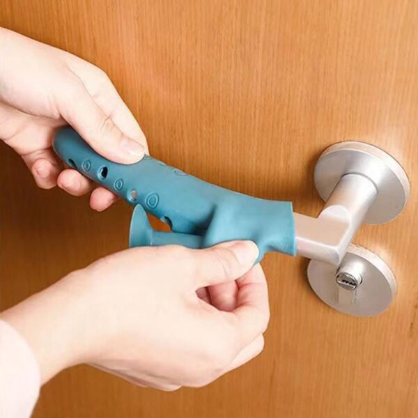 Poignée de porte en silicone ventouse