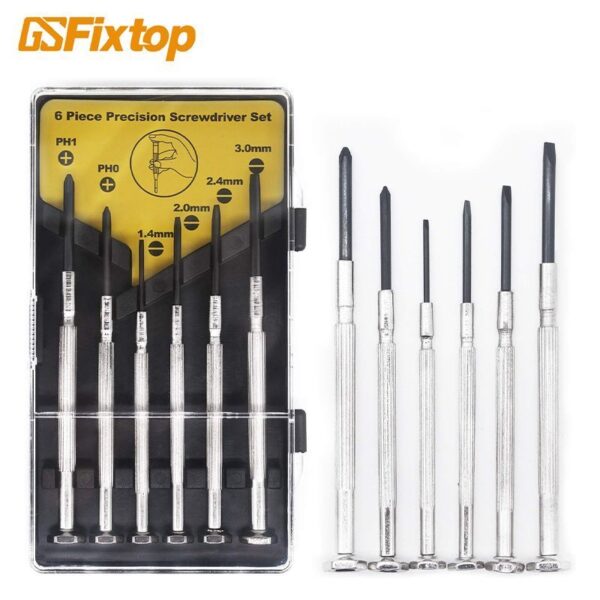 Tournevis de précision 6 pièces FIXTOP