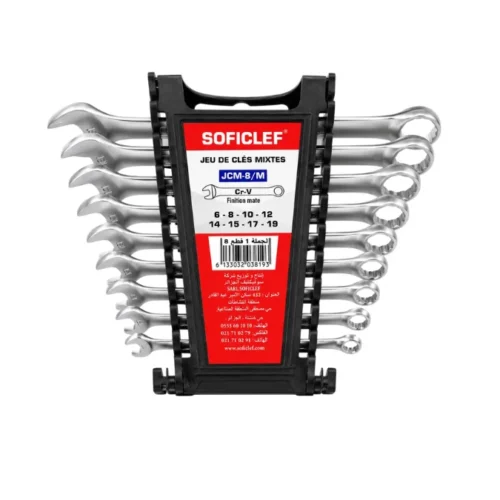 JEUX DE CLE MIXTE 8PCS 6-19 JCM-8/M SOFICLEF