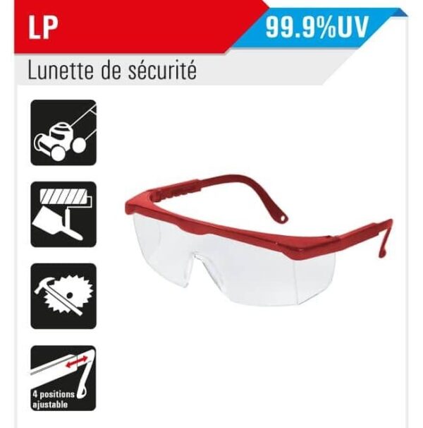Lunette de protection soficlef - worx-store.com