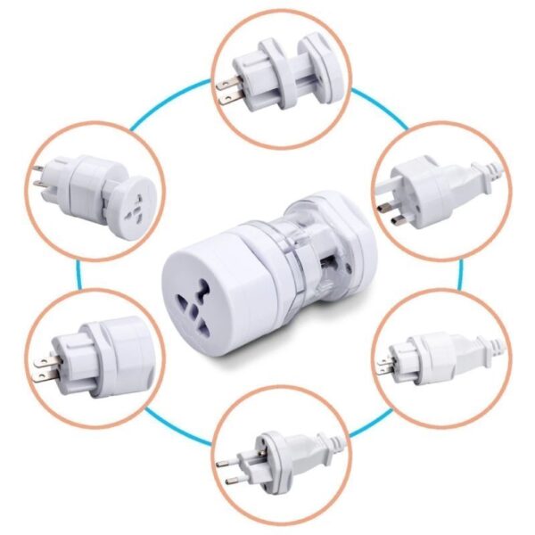 Adaptateur de voyage 3en1 US UK EU